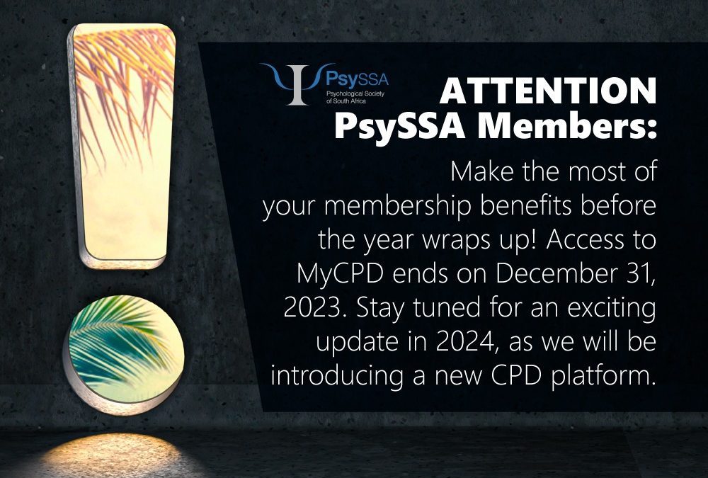 Attention PsySSA Members!