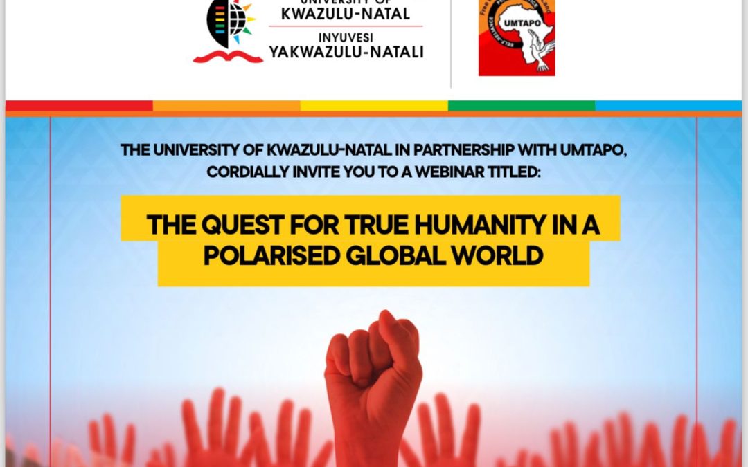 THE QUEST FOR TRUE HUMANITY IN A POLARISED GLOBAL WORLD – Webinar Commemorating Human Rights 2024