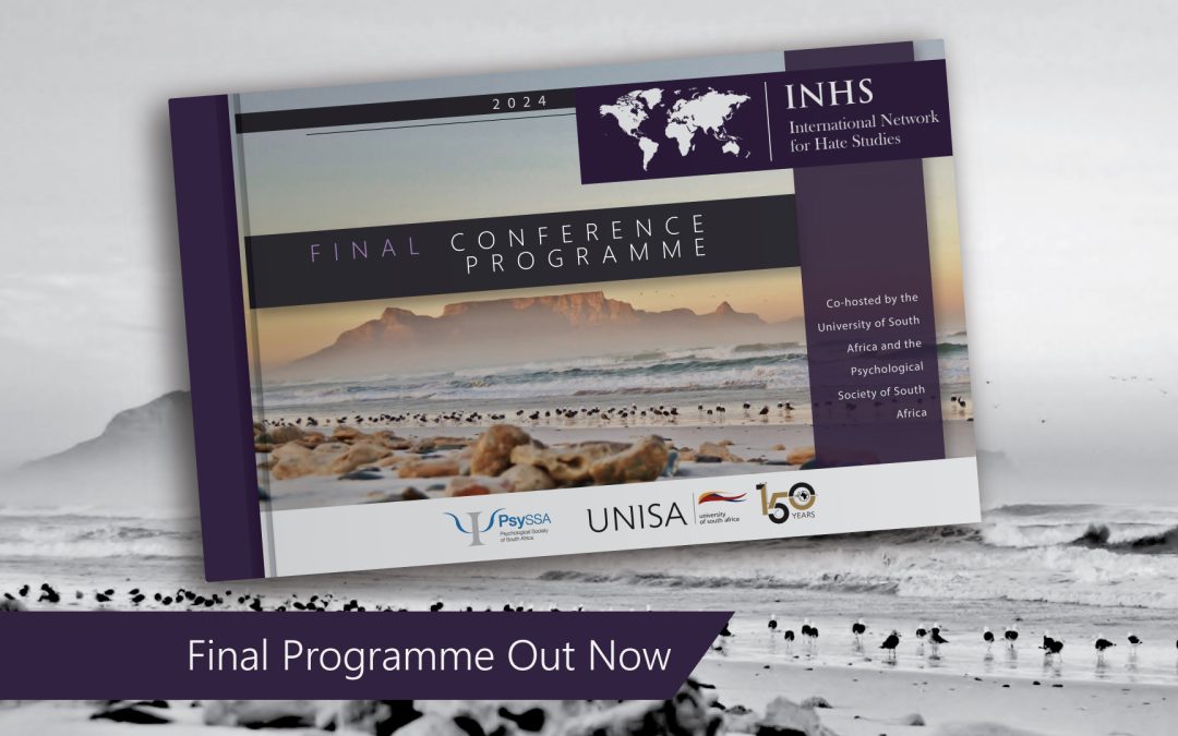 International Network for Hate Studies Conference 2024 – Final Programme Out Now!