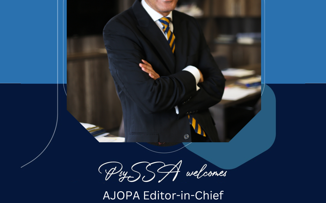 PsySSA Congratulates Prof Tyrone Pretorius – AJOPA Editor-in-Chief Appointment